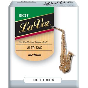 D'Addario Woodwinds D'Addario La Voz Alt Sax, Medium (Rjc10md) 10pcs.