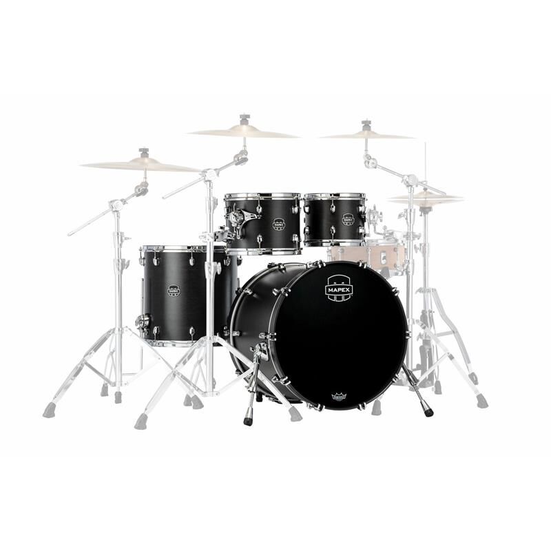 Mapex Sr529xfb Saturn 4-Pc Shell Pack - Satin Black