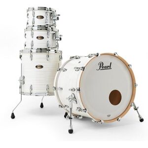 Pearl Masters Maple/gum 4-Pc. Shell Pack 22-10-12-16 Silver White Swirl (#187)