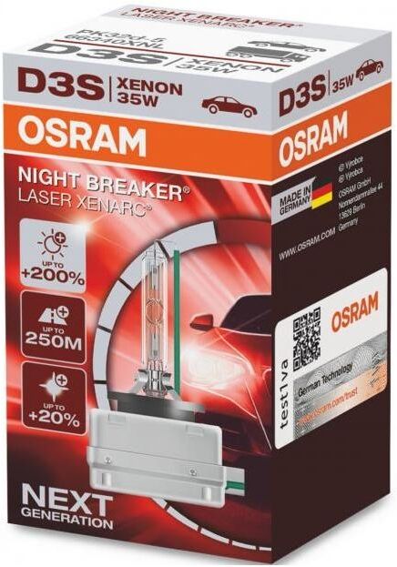 Osram 66340xnl D3s Xenarc Night Breaker Laser 35w Pk32d-5