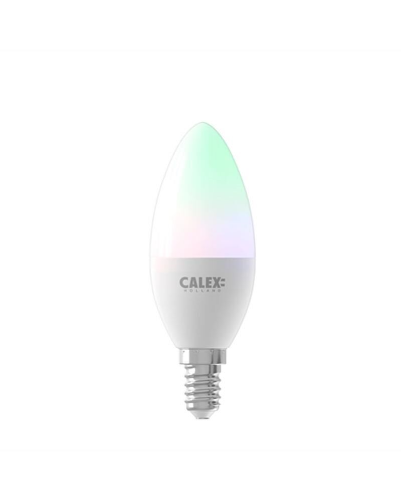 Calex Smart Led Kerte B35 E14 240v 5w 2200-4000k + Rgbw