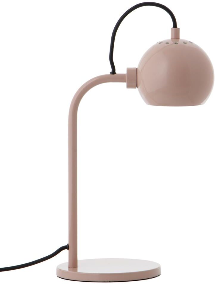 Ball Single Bordlampe Glossy Nude