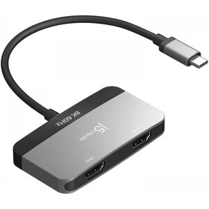 J5create  8k Usb-C Til Dobbel Hdmi-Skjermadapter