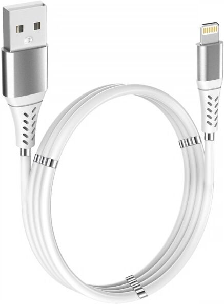 GadgetMonster Magnetisk kabel USB-A til Lightning- 1 Meter