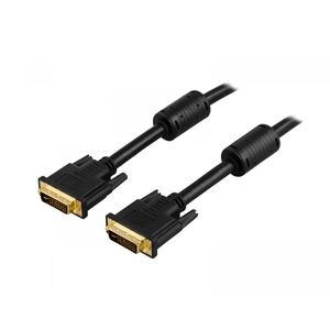 Deltaco Dvi Dual Link, Dvi-I Han - Han (2 Meter)