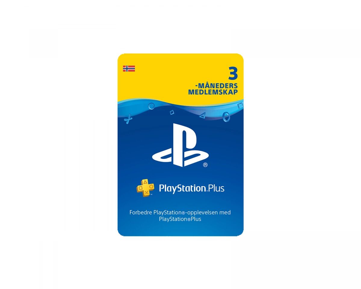 Sony PlayStation Plus 3 Måneder