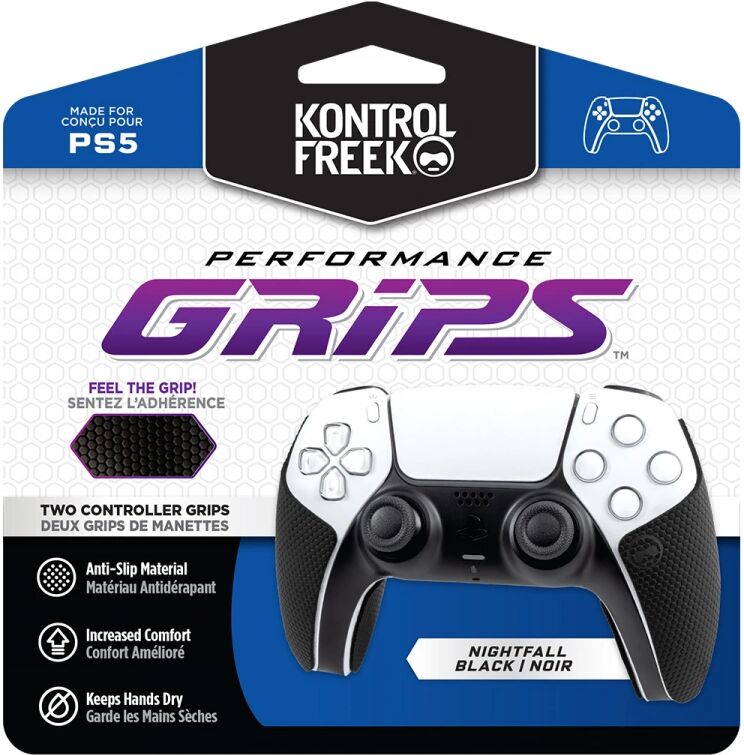 KontrolFreek Performance Grips (Svart) - PS5