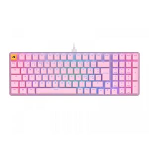 Glorious Gmmk 2 96% Pre-Built Tastatur [Fox Linear] - Rosa