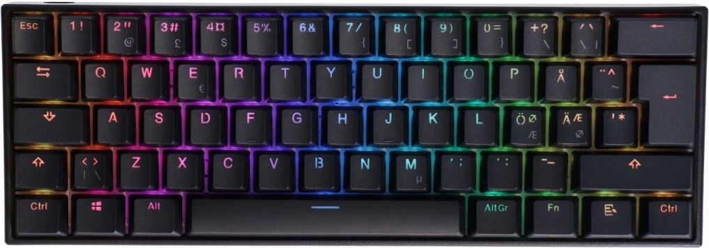 Obinslab Anne Pro 2 Trådløs RGB Gaming Tastatur [Gateron Brown]