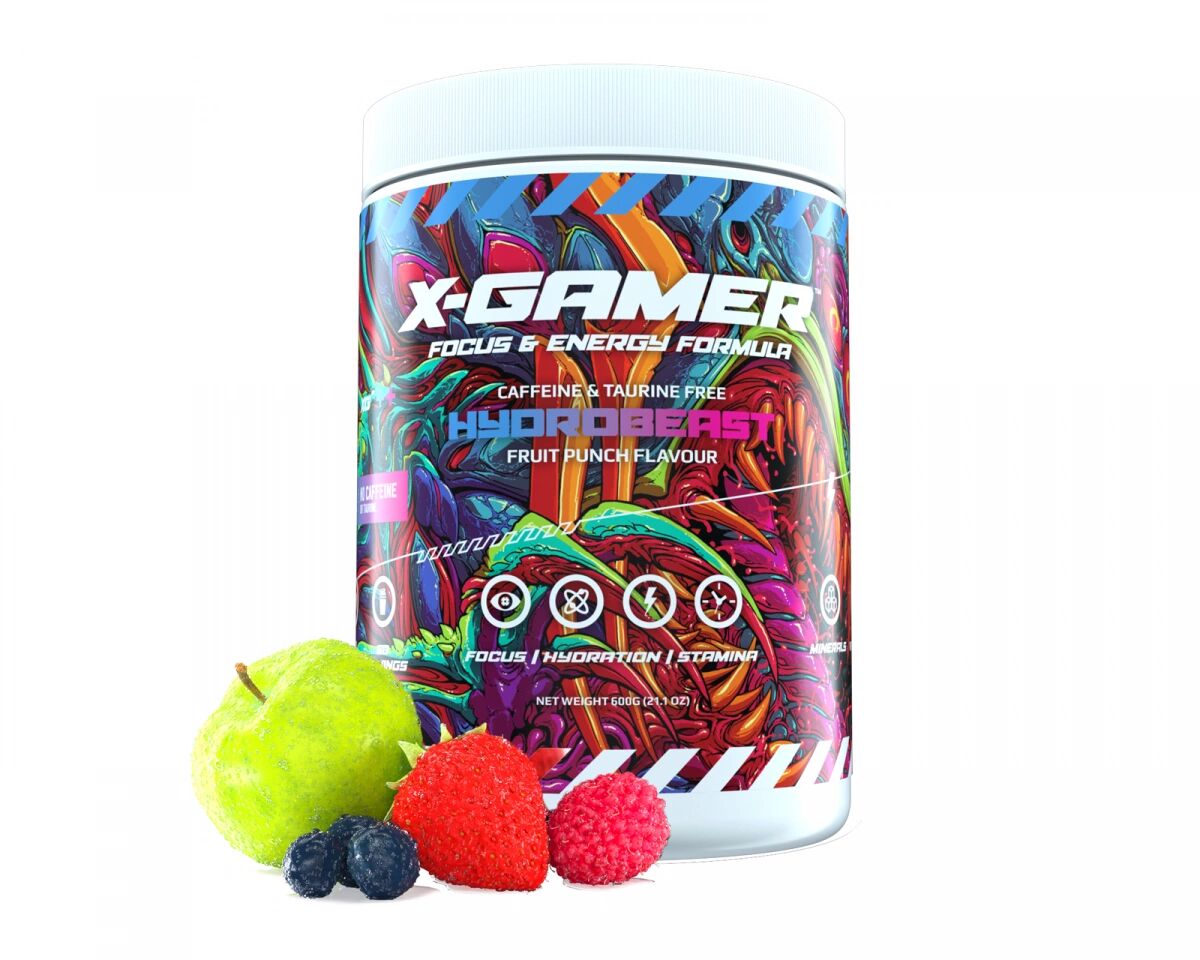 X-Gamer 600g X-Tubz HydroBeast Hydration (koffeinfri) - 60 Porsjoner