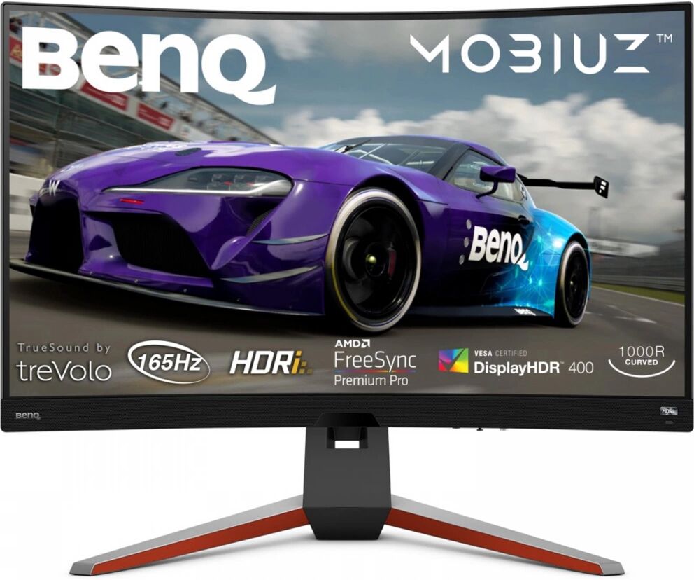 BenQ MOBIUZ EX3210R Curved 32" 165Hz 1ms VA AMD FreeSync Premium Pro QHD Gamingskjerm