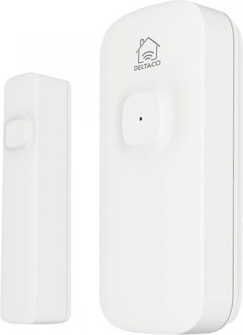 Deltaco Smart Home Magnetisk Dør-/vindusensor, WiFi - Hvit