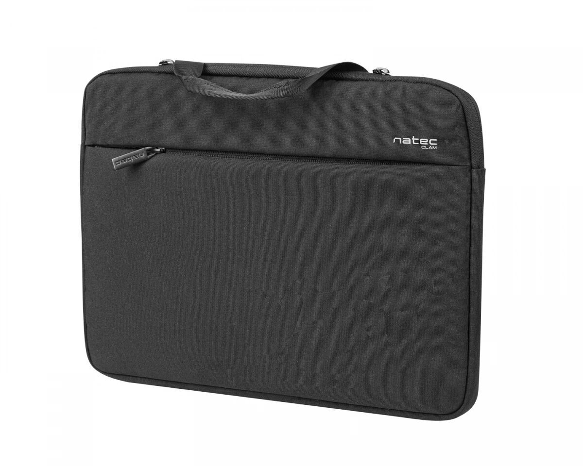 Natec Laptop Sleeve Clam 14.1" - Svart Notebookhylster