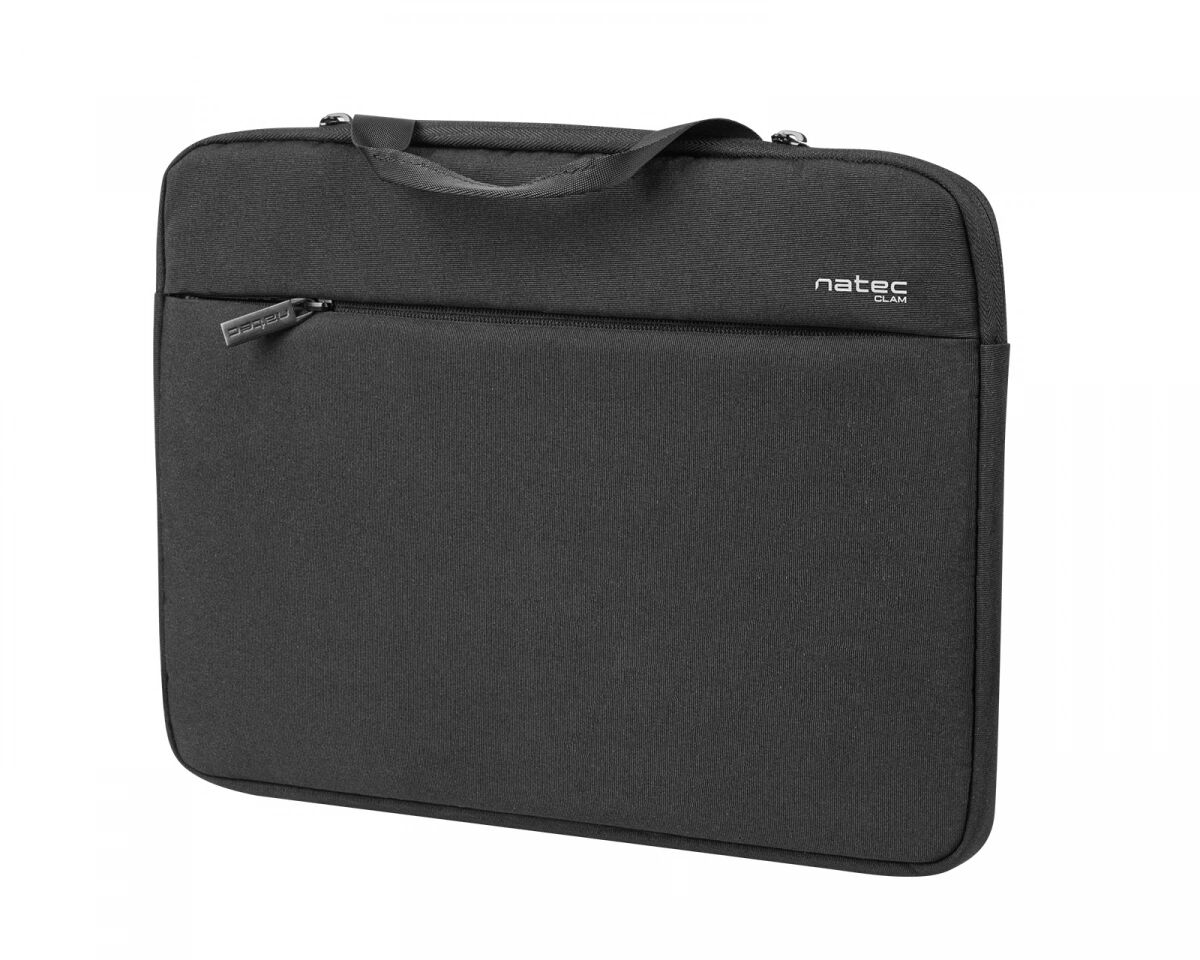 Natec Laptop Sleeve Clam 15.6" - Svart Notebookhylster