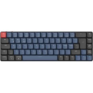 Keychron K7 Pro Qmk Low Profile Hotswap Trådløst Tastatur Rgb Aluminum [Red]