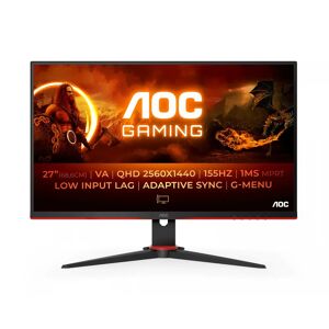 Aoc Q27g2e 27” Led Gamingskjerm 155hz 1ms Va Qhd