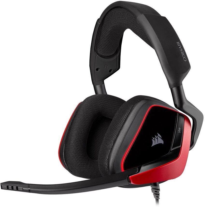 Corsair VOID ELITE SURROUND Premium Gaming Headset 7.1 Rød