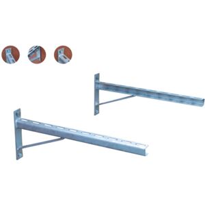 GrøntKlima AS Veggbrakett SZW500 Varmgalvanisert 150kg 2pk - 4900446 GrøntKlima AS Veggbrakett SZW500 Varmgalvanisert 150kg 2pk - 4900446