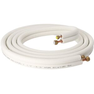 GrøntKlima AS Kobberrør Preisolerte Prefix 1/4 x 3/8 4m Hvit - 4911264 GrøntKlima AS Kobberrør Preisolerte Prefix 1/4 x 3/8 4m Hvit - 4911264