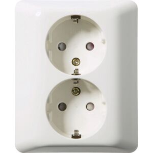 Stikkontakt Dobbel innfelt jord og barnevern RS1091 PH Elko - 1510727 Stikkontakt Dobbel innfelt jord og barnevern RS1091 PH Elko - 1510727
