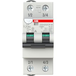 Jordfeilautomat 2pol DSH202CR M Bk20A/30mA ABB - 1629906 Jordfeilautomat 2pol DSH202CR M Bk20A/30mA ABB - 1629906