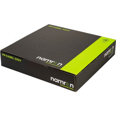 Namron PR 2X2,5/2,5 Sort Eske 50m - 1007018 Namron PR 2X2,5/2,5 Sort Eske 50m - 1007018