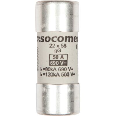 EFA Sikring 50A gG 690V 22x58mm - 112510 EFA Sikring 50A gG 690V 22x58mm - 112510