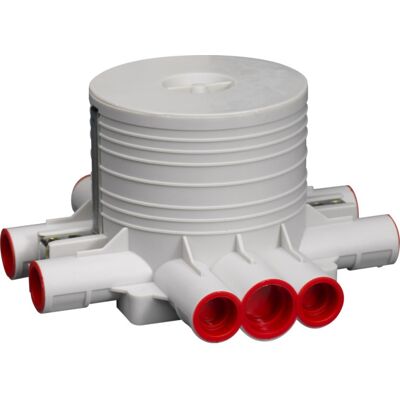 Schneider Electric Takboks TB Dybde 77mm 10 løp Norwesco - 1221103 Schneider Electric Takboks TB Dybde 77mm 10 løp Norwesco - 1221103