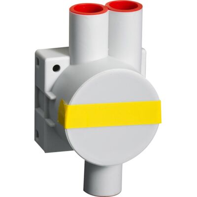 Schneider Electric Veggboks Liten Ø43mm 3 løp Norwesco - 1225223 Schneider Electric Veggboks Liten Ø43mm 3 løp Norwesco - 1225223