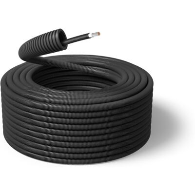 PM FLEX Ferdigtrukket K-rør 16/Solcellekabel 1x6mm² Sort 100m - 1226802 PM FLEX Ferdigtrukket K-rør 16/Solcellekabel 1x6mm² Sort 100m - 1226802