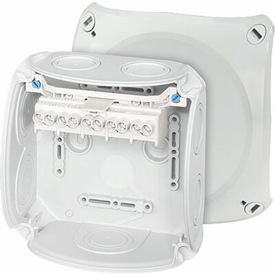 HENSSEL Fordelingsboks DK0606 G - IP66, Plast, 8 Innganger HENSSEL Fordelingsboks DK0606 G - IP66, Plast, 8 Innganger