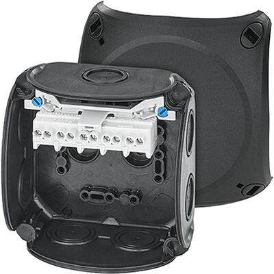 Hensel DK 040 - Fordelingsboks - Svart, Innendørs, IP66 Hensel DK 040 - Fordelingsboks - Svart, Innendørs, IP66