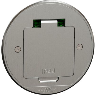 Schneider Electric Gulvboks XS ett uttak rund - 1289501 Schneider Electric Gulvboks XS ett uttak rund - 1289501