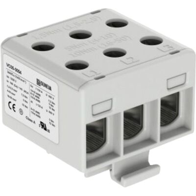 Ouneva Klemme isolert OTL 3x1,5-50mm² AL/CU Grå - 1296309 Ouneva Klemme isolert OTL 3x1,5-50mm² AL/CU Grå - 1296309