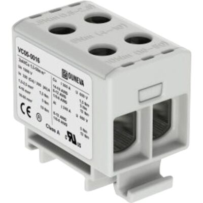 Ouneva Klemme isolert OTL 2x1,5-50mm² AL/CU Grå - 1296312 Ouneva Klemme isolert OTL 2x1,5-50mm² AL/CU Grå - 1296312