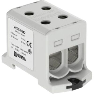 Ouneva Modell VC05-0031 Isolert Klemme for Aluminiums- og Kobberledere - 25-150mm² - Grå Ouneva Modell VC05-0031 Isolert Klemme for Aluminiums- og Kobberledere - 25-150mm² - Grå