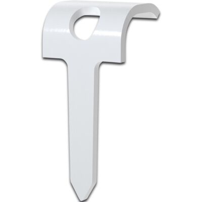 Castor Oval kabelklammer tre hvit 100pk - 1305679 Castor Oval kabelklammer tre hvit 100pk - 1305679