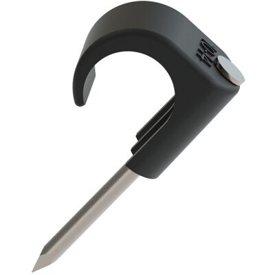 Namron klips 10-14mm sort SF 30mm stift 100 stk - 1318005 Namron klips 10-14mm sort SF 30mm stift 100 stk - 1318005