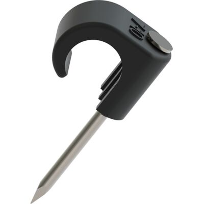 Namron - Klips 7-10mm SF - 25mm stift - 100 stk - Kabelklips Namron - Klips 7-10mm SF - 25mm stift - 100 stk - Kabelklips