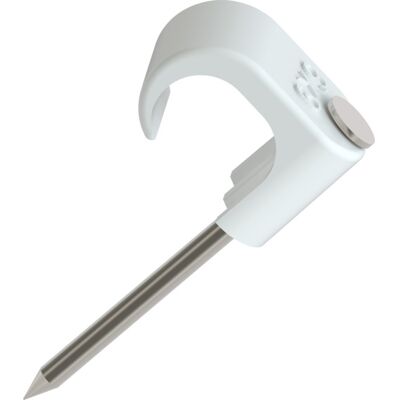 Namron - klips 6x9mm - white - Clip Namron - klips 6x9mm - white - Clip