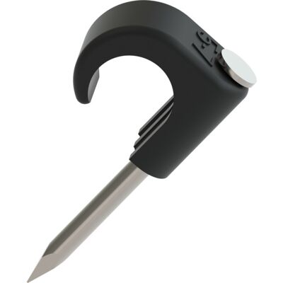 Namron klips 5-7mm sort SF 20mm stift 100 stk - 1318015 Namron klips 5-7mm sort SF 20mm stift 100 stk - 1318015