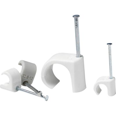 Thorsman Kabelklemmer - 14-20mm, 35mm Stift, Hvit Thorsman Kabelklemmer - 14-20mm, 35mm Stift, Hvit