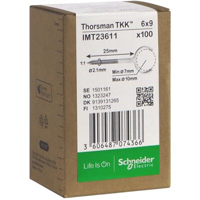 THORSMAN Metallklammer TKK 7-10 spiker 25mm 100stk - 1323247 THORSMAN Metallklammer TKK 7-10 spiker 25mm 100stk - 1323247