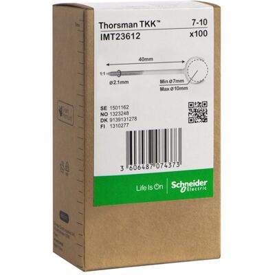 THORSMAN Metallklammer TKK 7-10 spiker 40mm 100stk - 1323248 THORSMAN Metallklammer TKK 7-10 spiker 40mm 100stk - 1323248