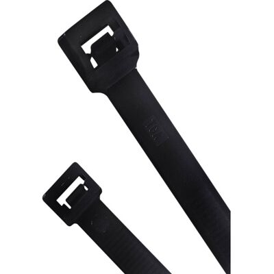HellermannTyton Buntebånd Strips T30R Sort 150x3,5mm - 1345037 HellermannTyton Buntebånd Strips T30R Sort 150x3,5mm - 1345037