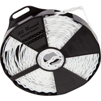 Christiania Byggteknikk Patentbånd AR 12mm Plastbelagt Hvit - 1350312 Christiania Byggteknikk Patentbånd AR 12mm Plastbelagt Hvit - 1350312