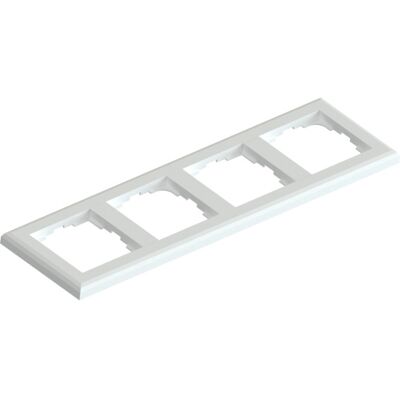 Namron Edge kombinasjonsplate 4-hull polarhvit - 1402776 Namron Edge kombinasjonsplate 4-hull polarhvit - 1402776
