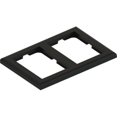 Namron Edge ramme 2x1,5 matt sort - 1402779 Namron Edge ramme 2x1,5 matt sort - 1402779