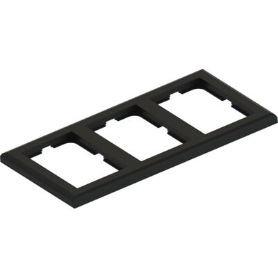 Namron Edge ramme 3x1,5 matt sort - 1402781 Namron Edge ramme 3x1,5 matt sort - 1402781