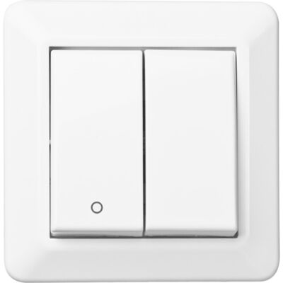 Bryter 2+1 Polet Innfelt RS Renhvit Elko - 1410434 Bryter 2+1 Polet Innfelt RS Renhvit Elko - 1410434